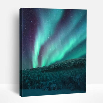 Aurora Borealis Scene | Paint By Numbers