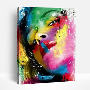 Colorful Portrait | Paint By Numbers