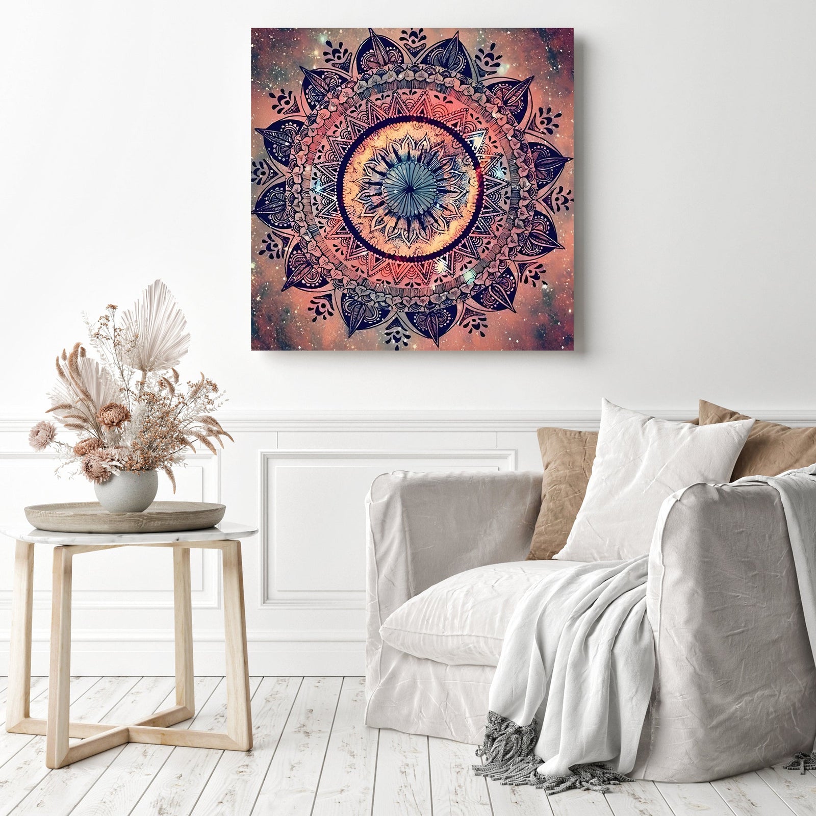 Mandalas | Diamond Painting Displayed as Home Decor