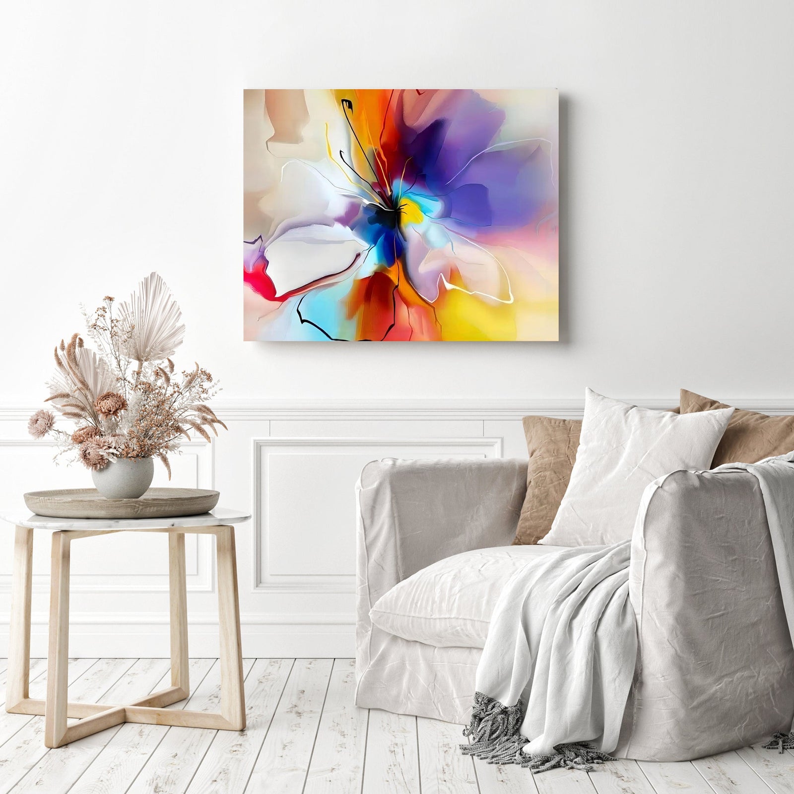 Creative Flower | Diamond Painting Displayed as Home Decor