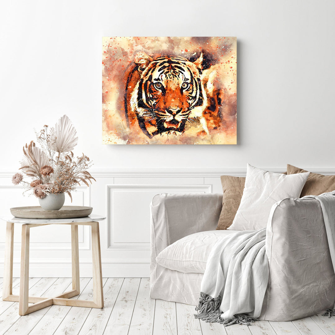 Abstract Tiger | Diamond Painting