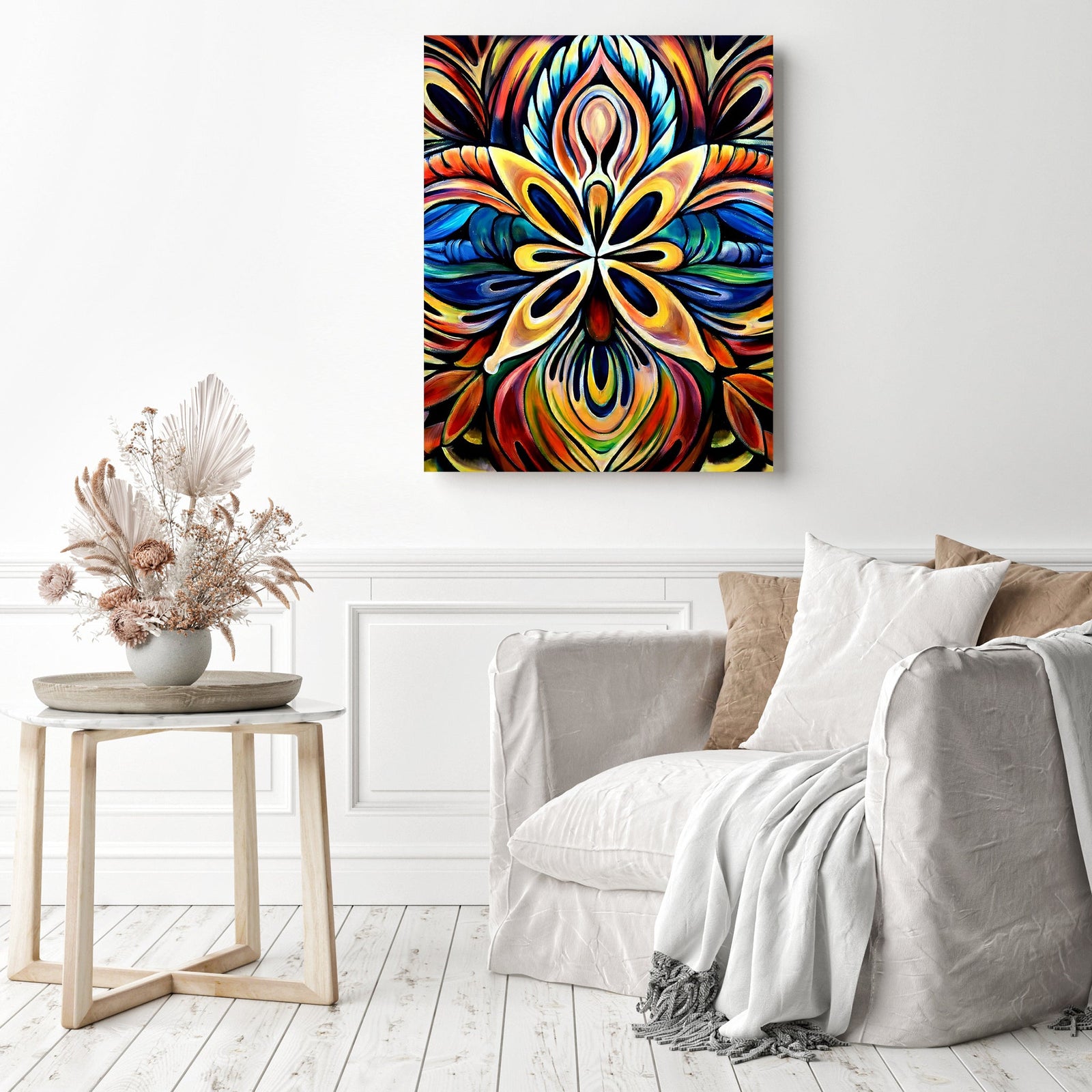 Illumination | Diamond Painting Displayed as Home Decor