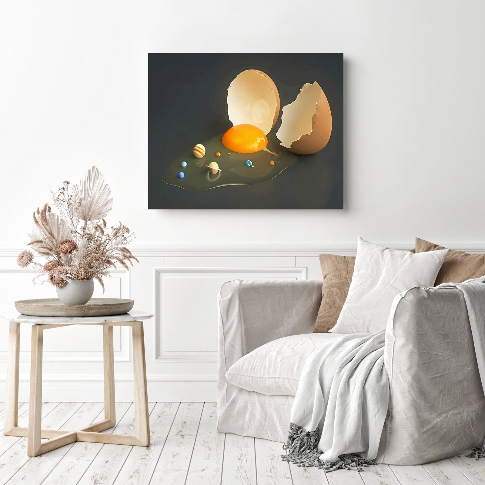 Universe Eggs | Diamond Painting Displayed as Home Decor