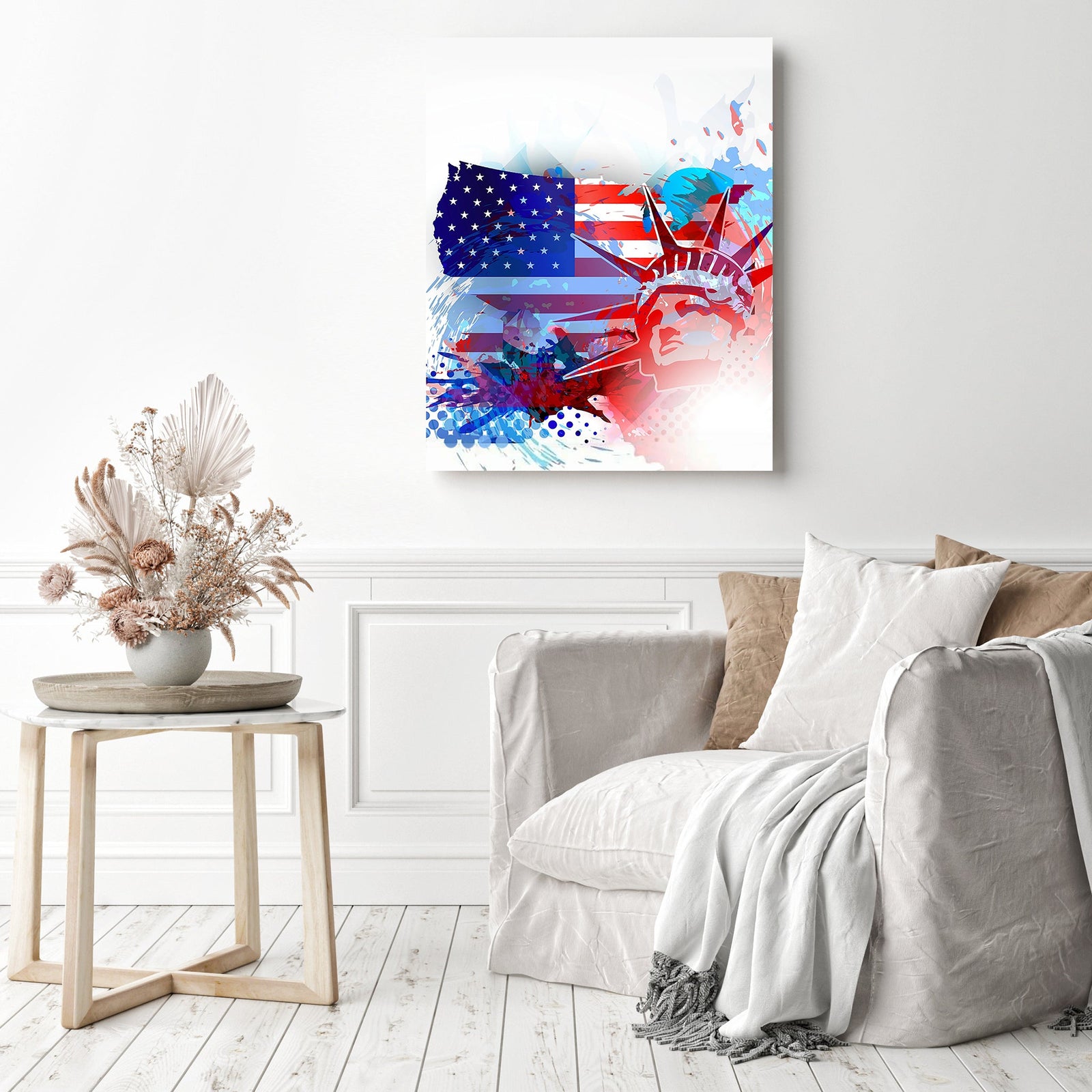 American Independence Day | Diamond Painting Displayed as Home Decor