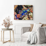 Mandarin Fish | Diamond Painting Displayed as Home Decor