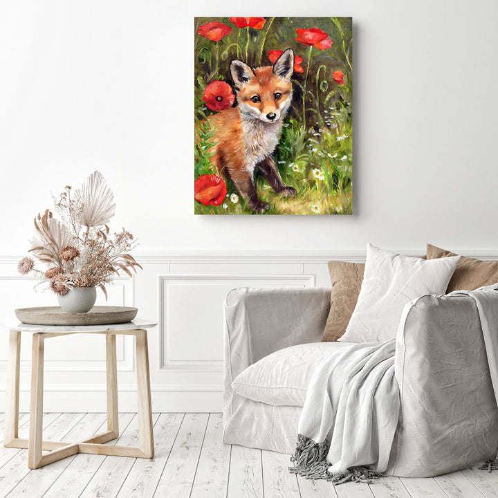 Flower Fox | Diamond Painting