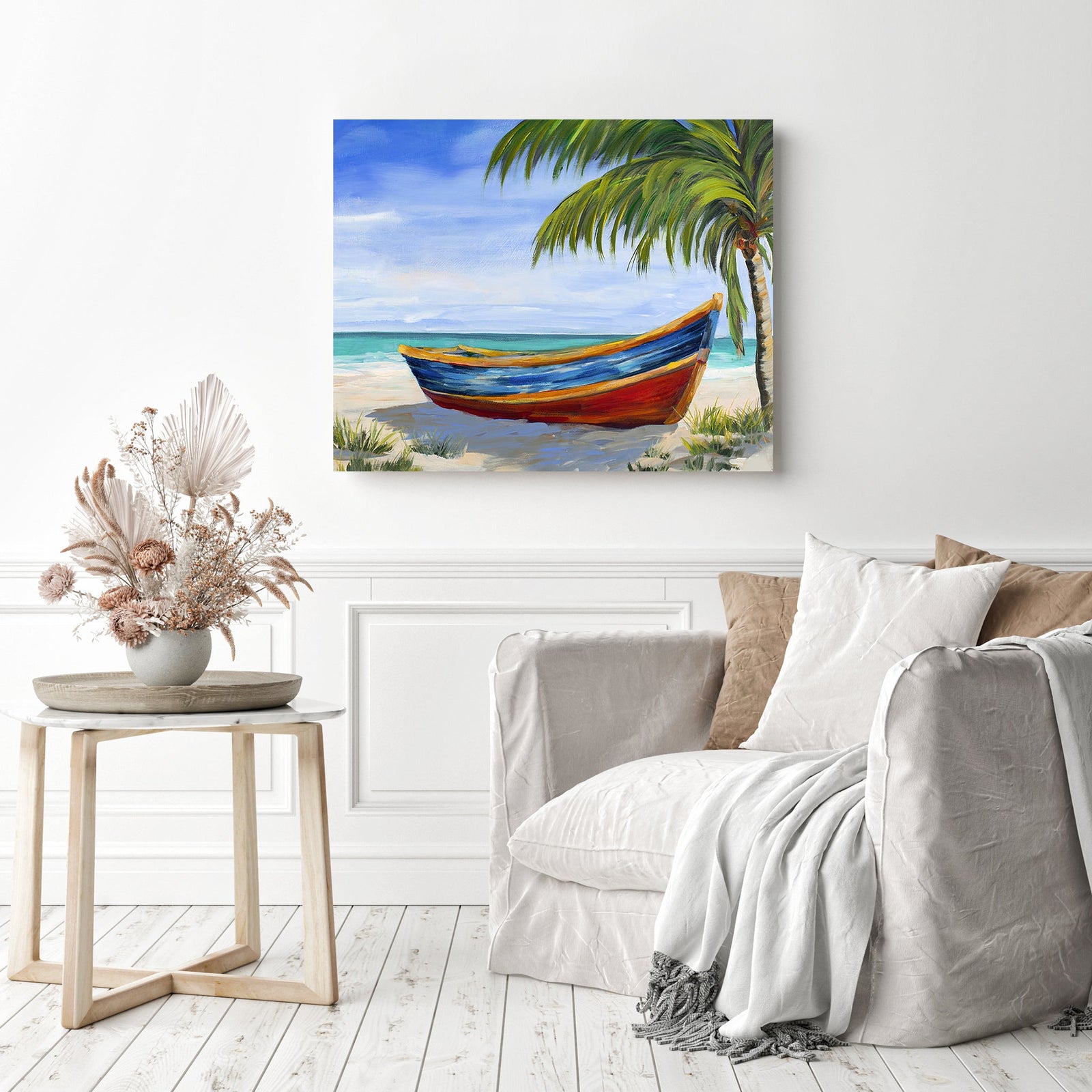 Run Ashore | Diamond Painting Displayed as Home Decor