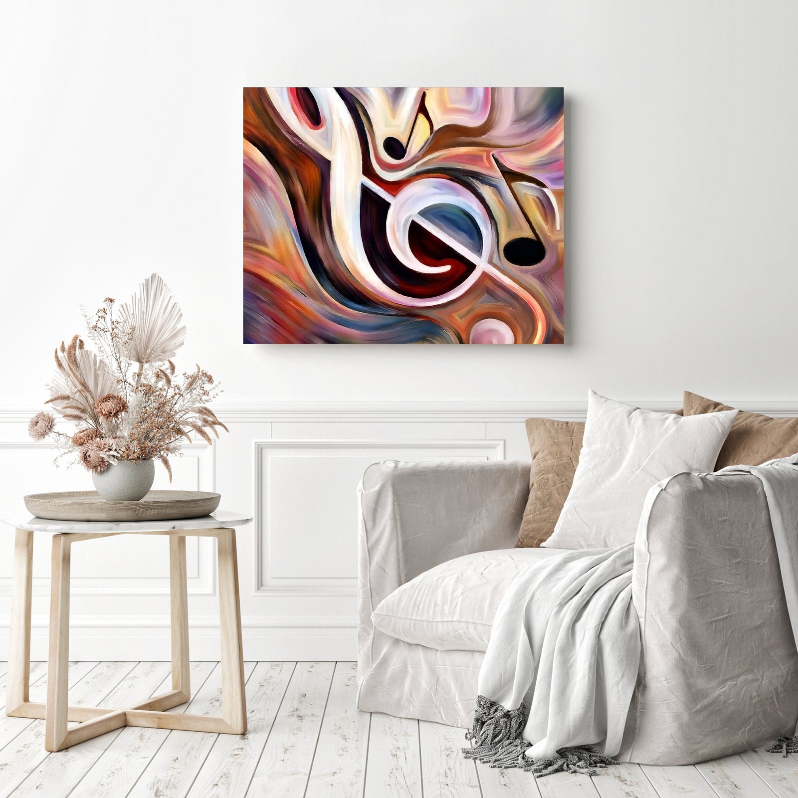 High Note | Diamond Painting Displayed as Home Decor