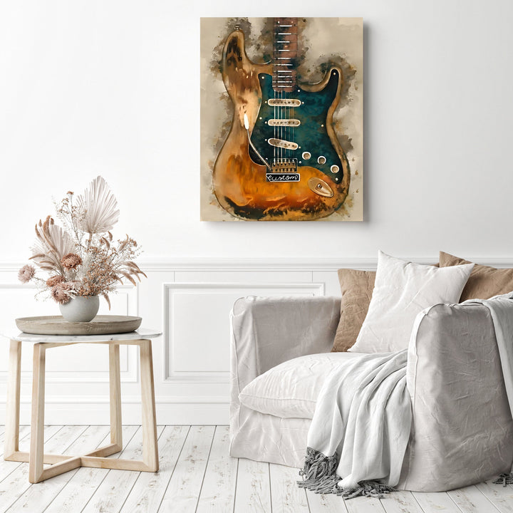 Stevie Ray Vaughan's Guitar | Diamond Painting
