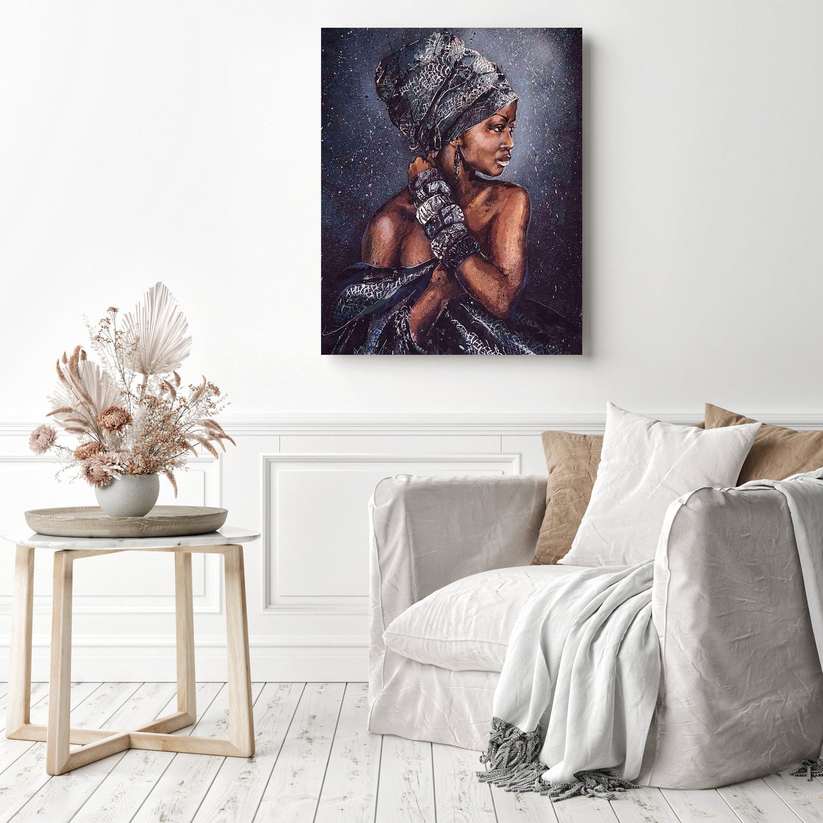 Under The Stars | Diamond Painting Displayed as Home Decor