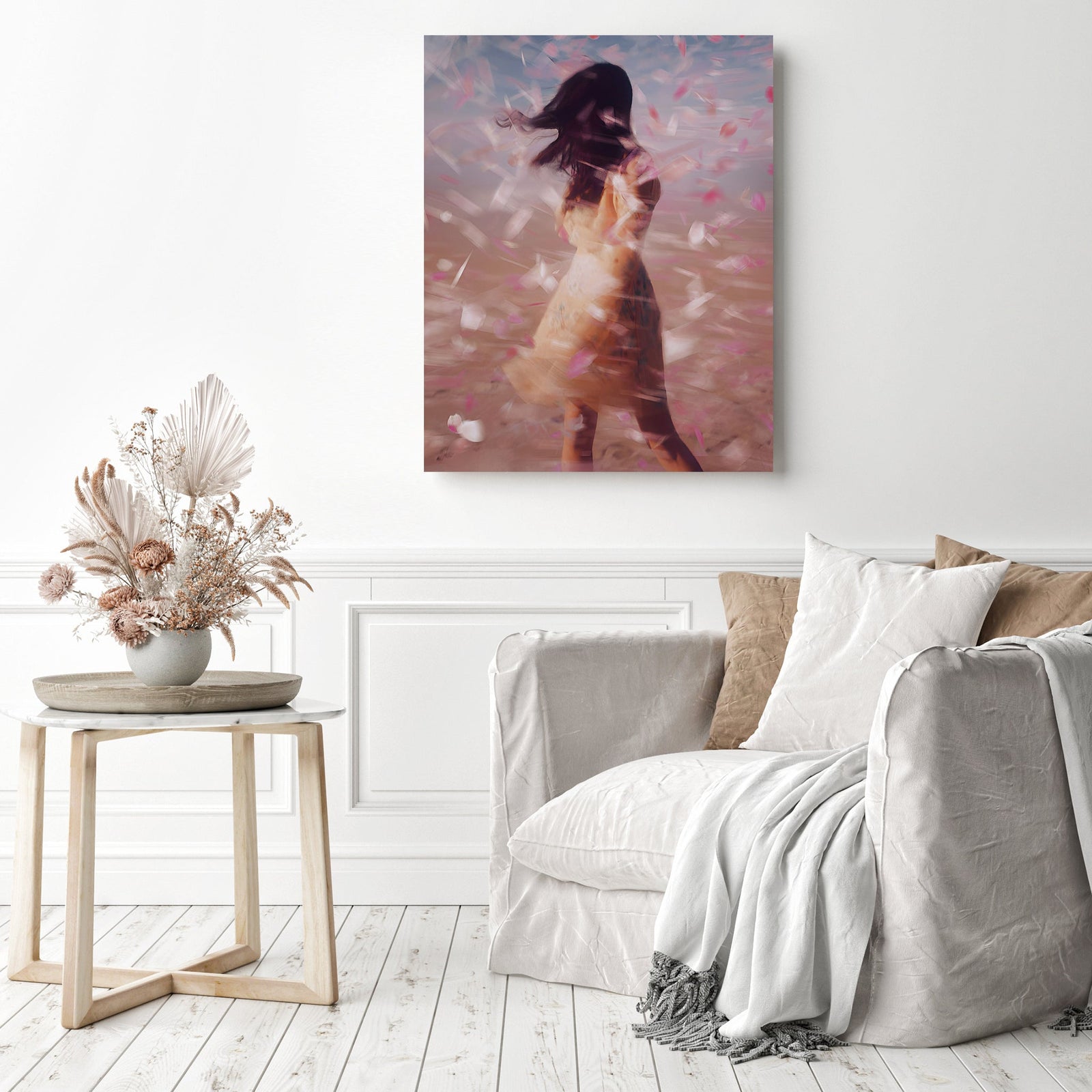 Young Girl | Diamond Painting Displayed as Home Decor