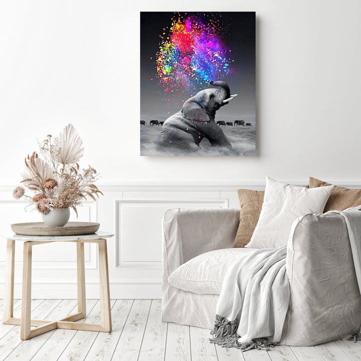 Special Dream Colorful Elephant | Diamond Painting