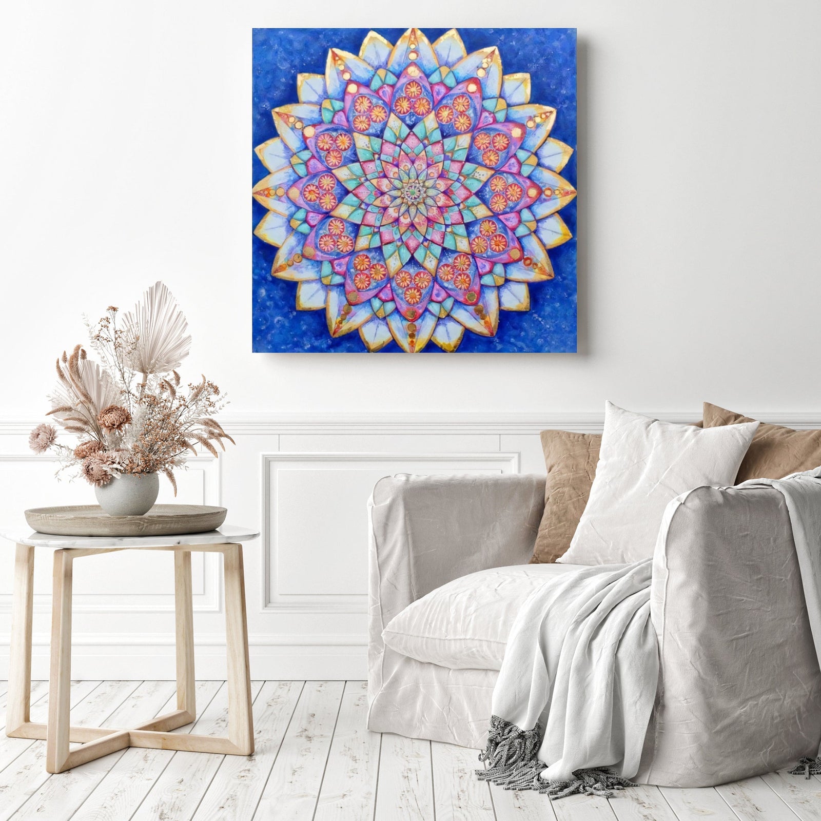 Special Abstract Mandalas | Diamond Painting Displayed as Home Decor