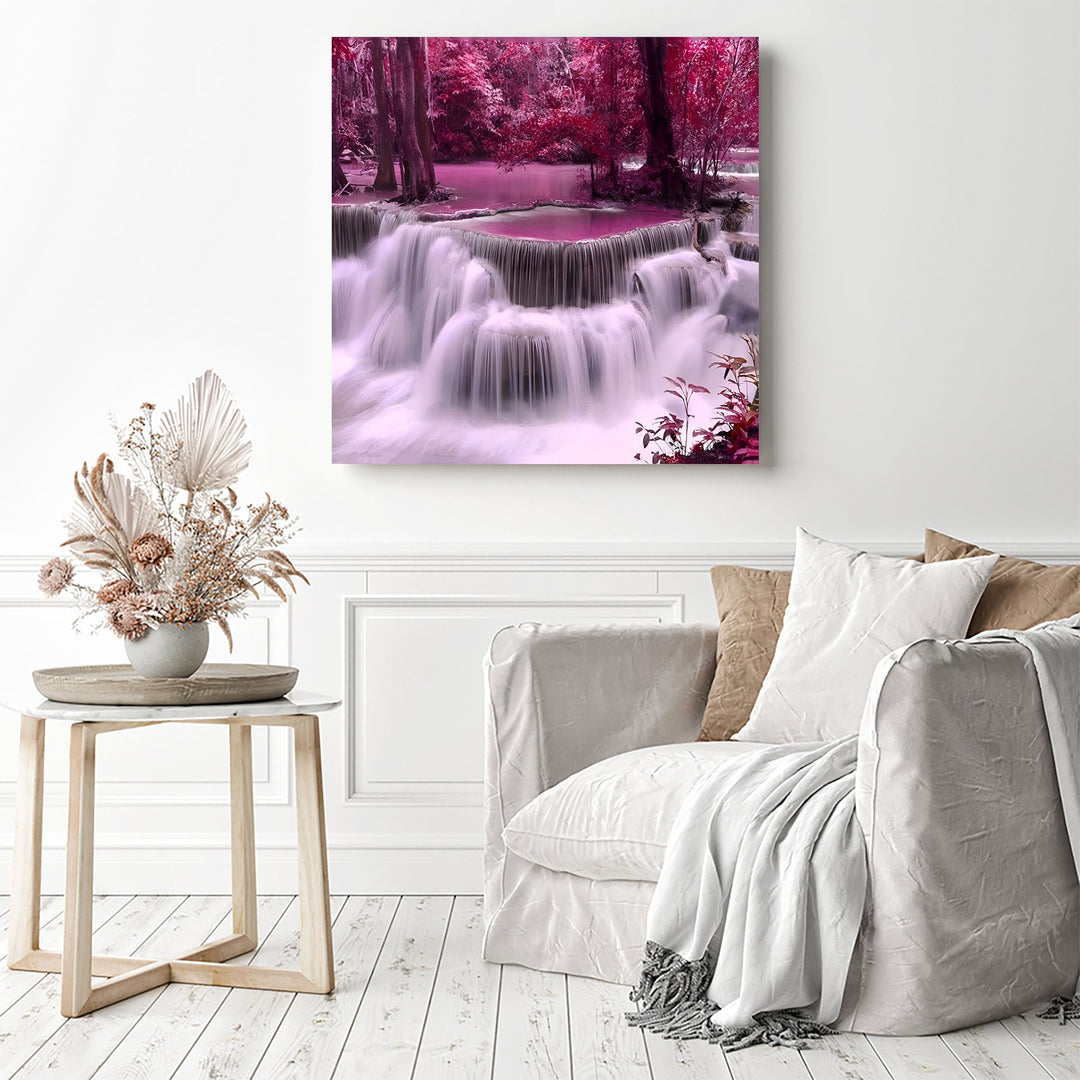 Beautiful Autumn Series Waterfalls | Diamond Painting
