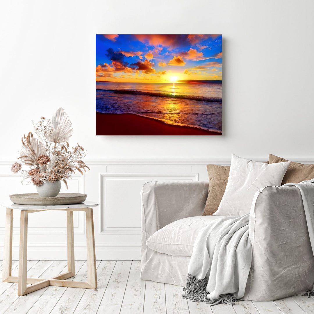 Fantastic Sunset Sea Beach Summer | Diamond Painting