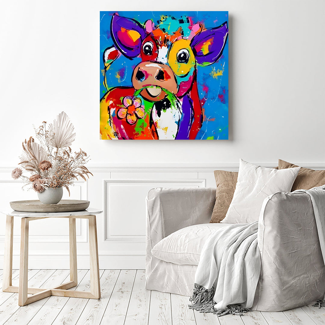 Watercolored Cow | Diamond Painting