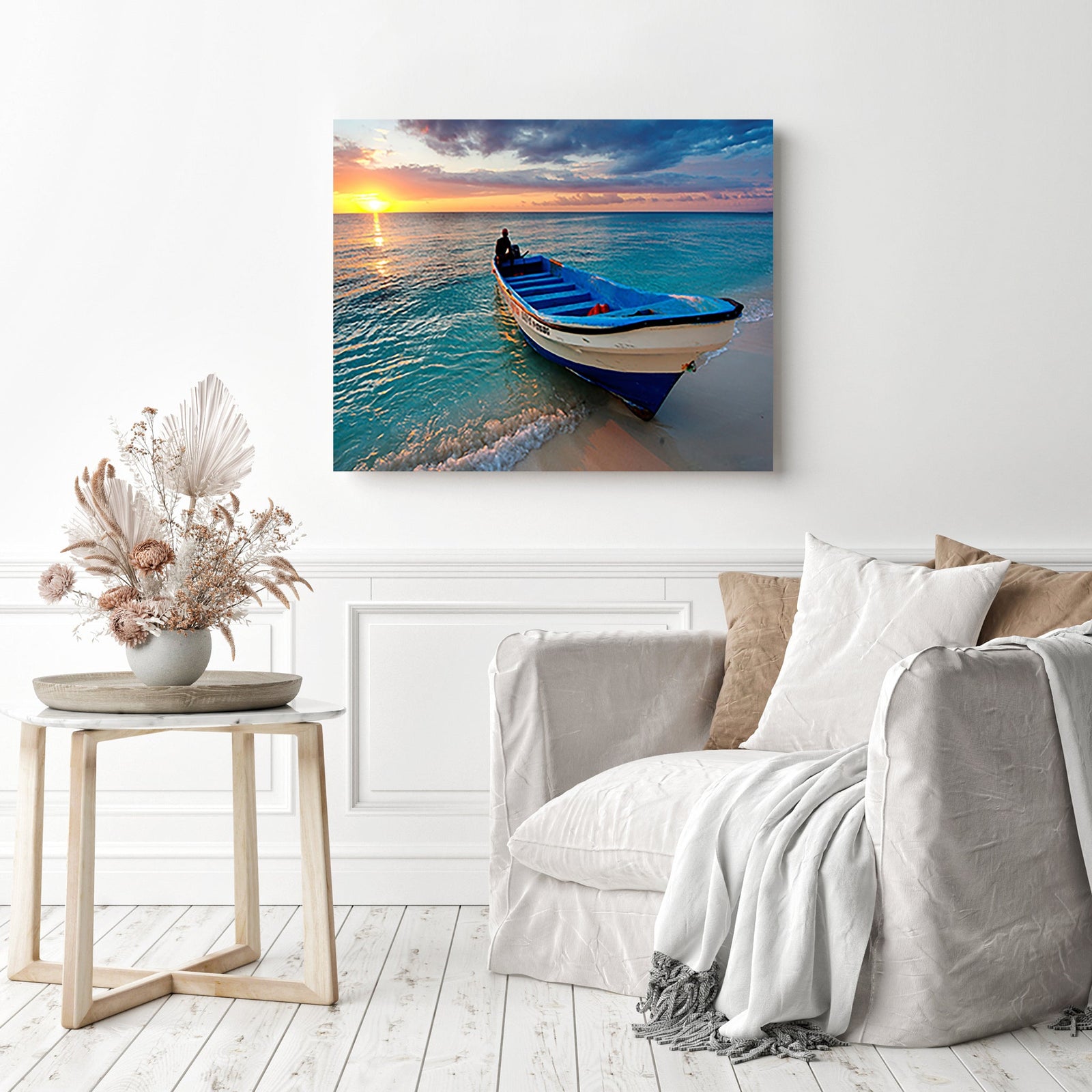 Ready to Sail | Diamond Painting Displayed as Home Decor