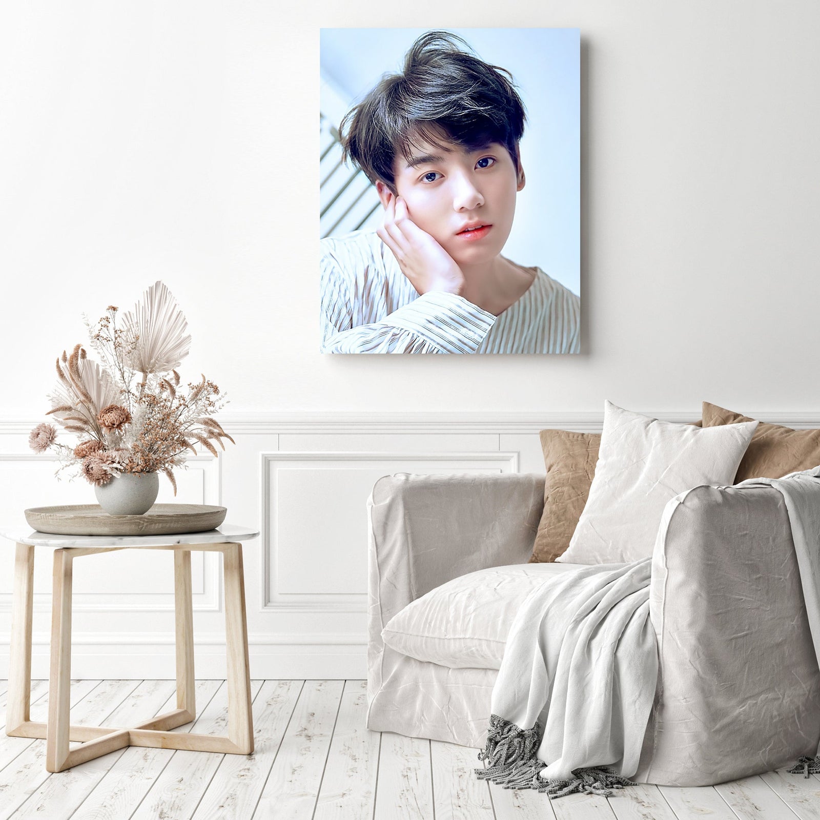 BTS Jungkook Cute | Diamond Painting Displayed as Home Decor