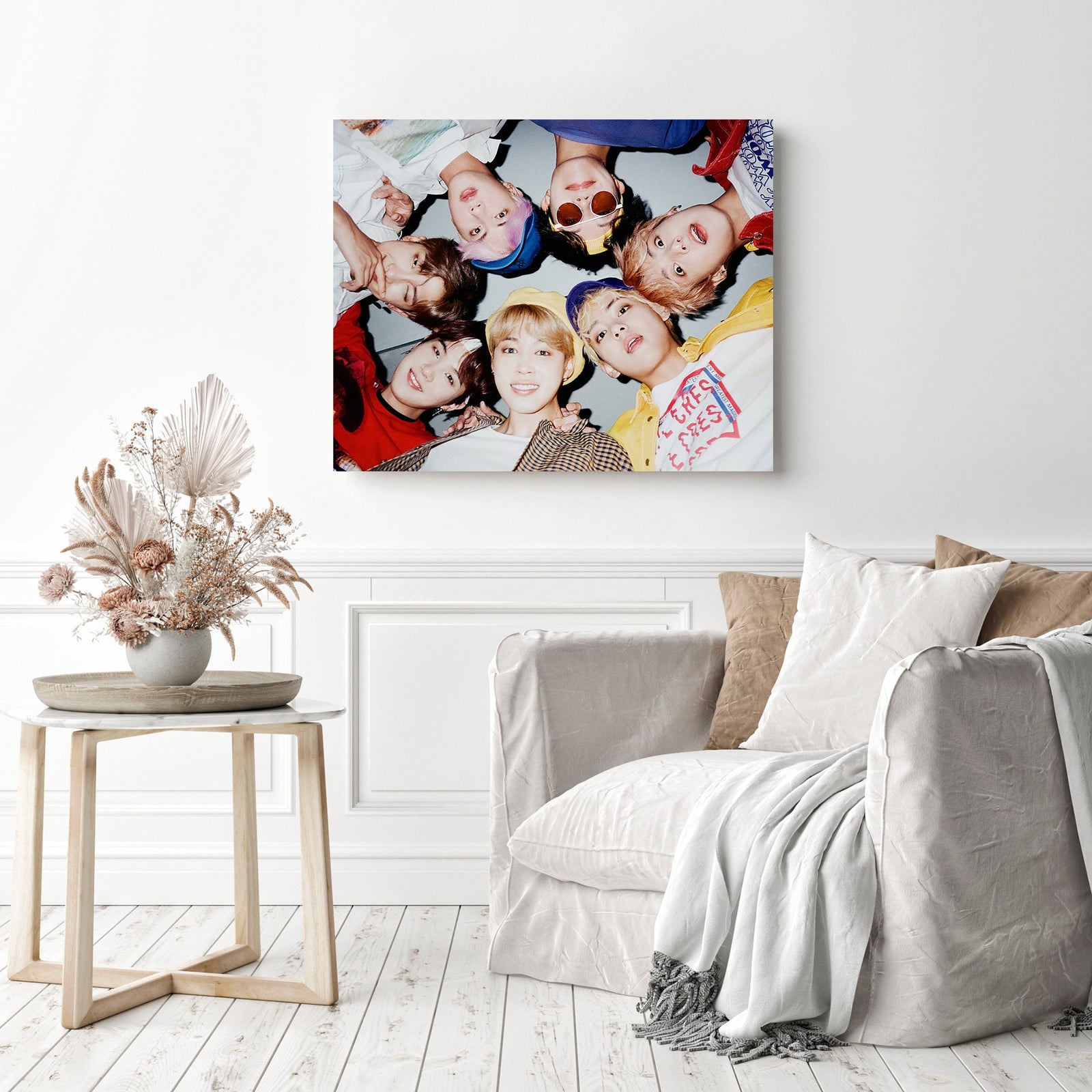 BTS Idol | Diamond Painting Displayed as Home Decor