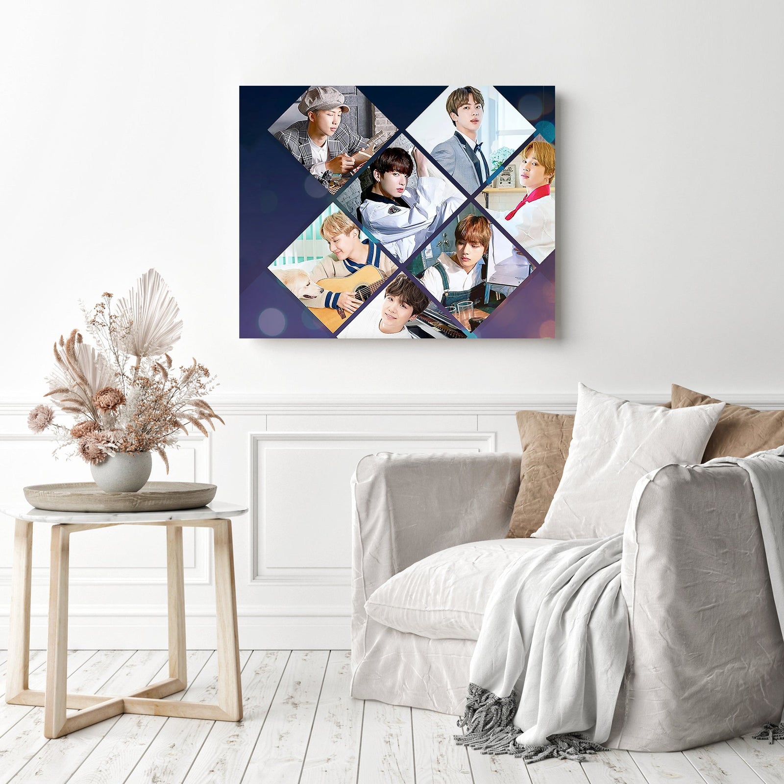 BTS Star | Diamond Painting Displayed as Home Decor