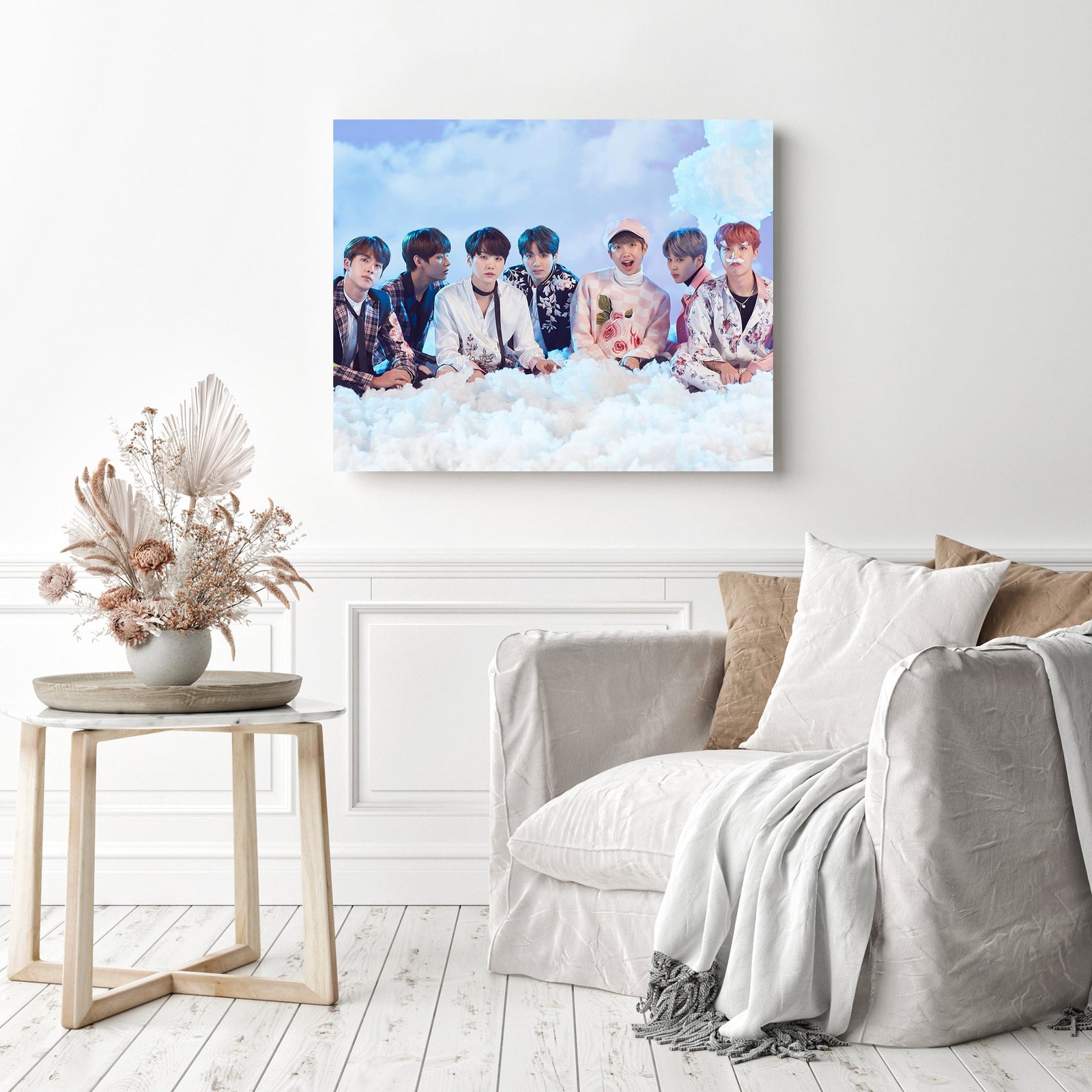 BTS Dreamy | Diamond Painting Displayed as Home Decor