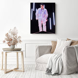 BTS Suga on Stage | Diamond Painting Displayed as Home Decor