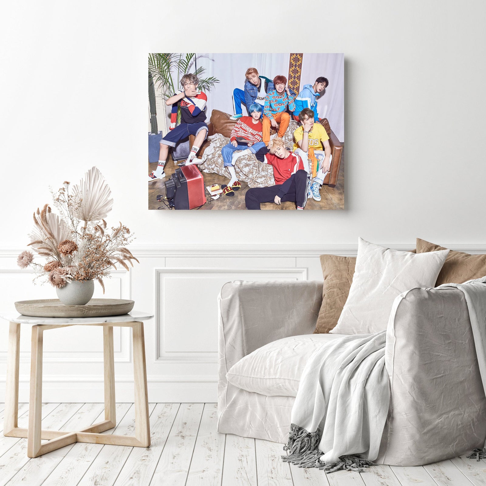 BTS Magic | Diamond Painting Displayed as Home Decor