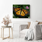 Wings of Gold and Magic | Diamond Painting Displayed as Home Decor