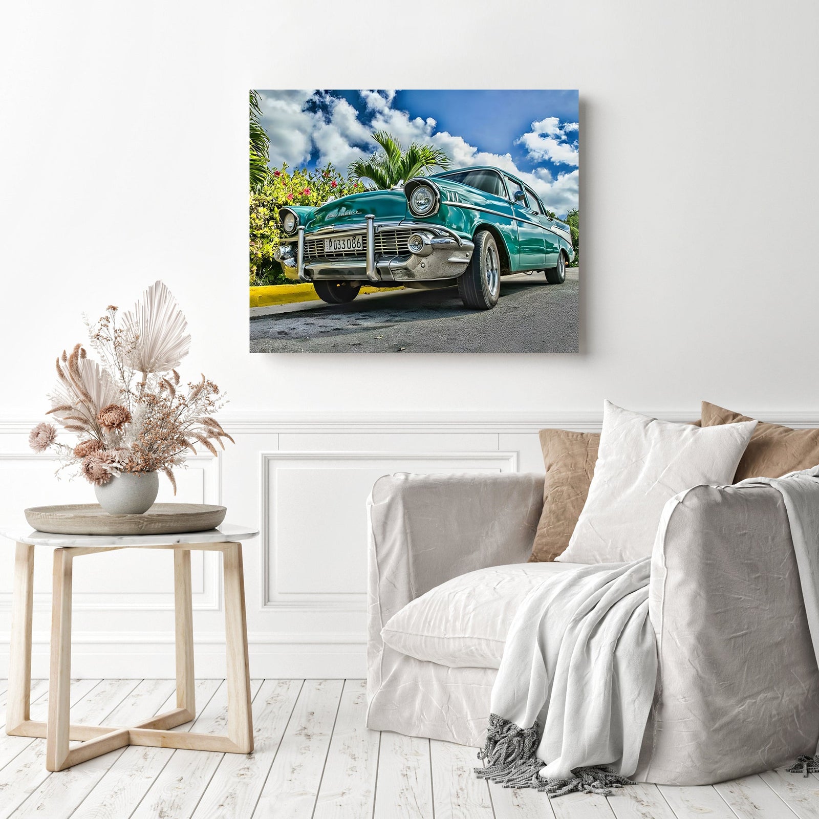 Masterpieces Car | Diamond Painting Displayed as Home Decor