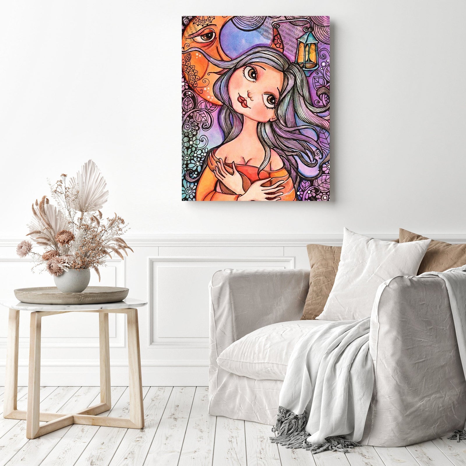 Cartoon Imagination | Diamond Painting Displayed as Home Decor