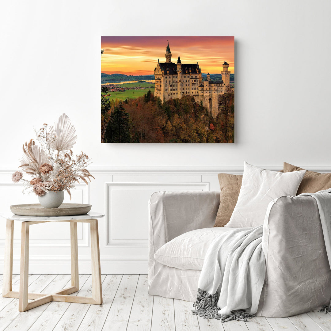 Castle at Sunset | Diamond Painting