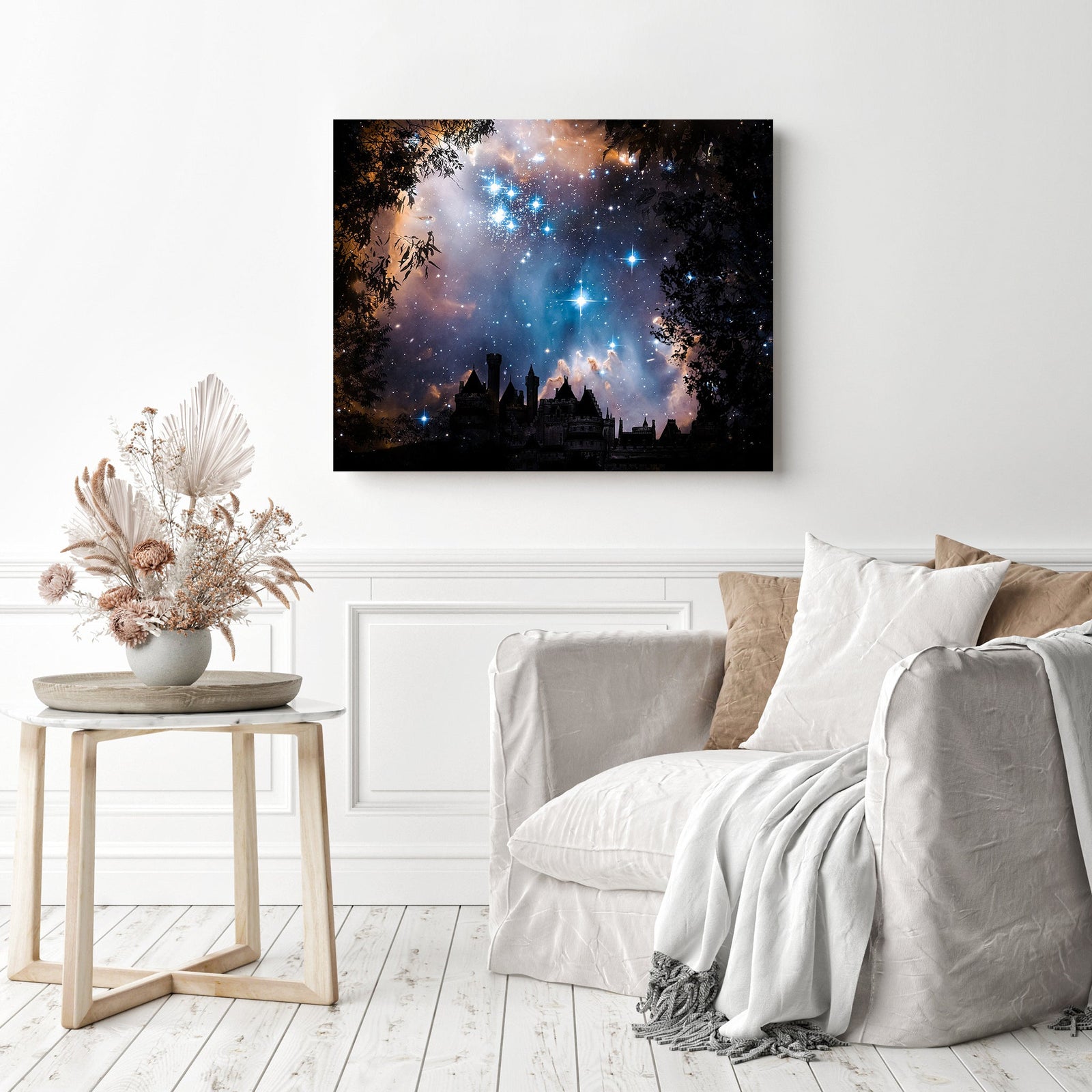 Somewhere out There | Diamond Painting Displayed as Home Decor