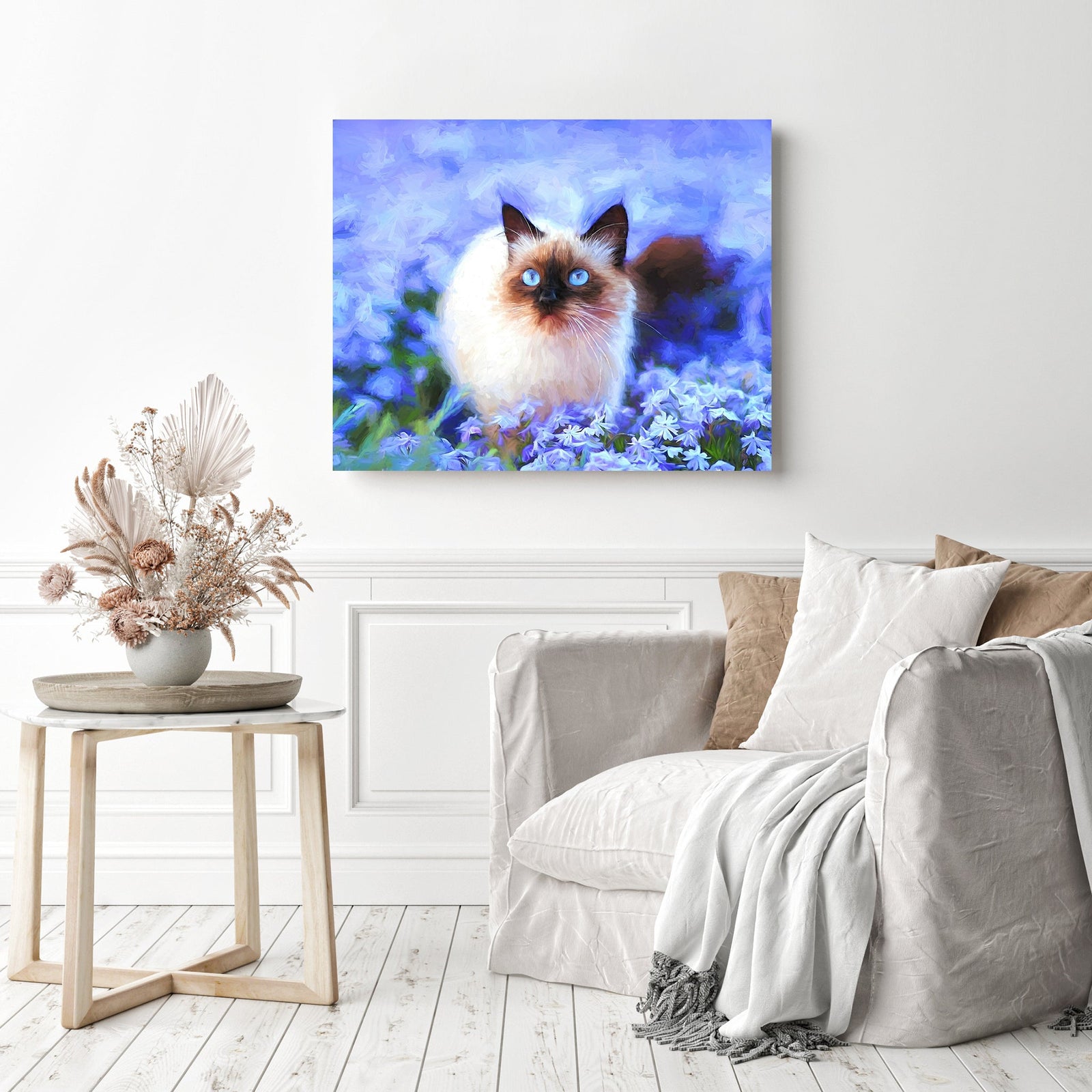 Chawer Cats | Diamond Painting Displayed as Home Decor