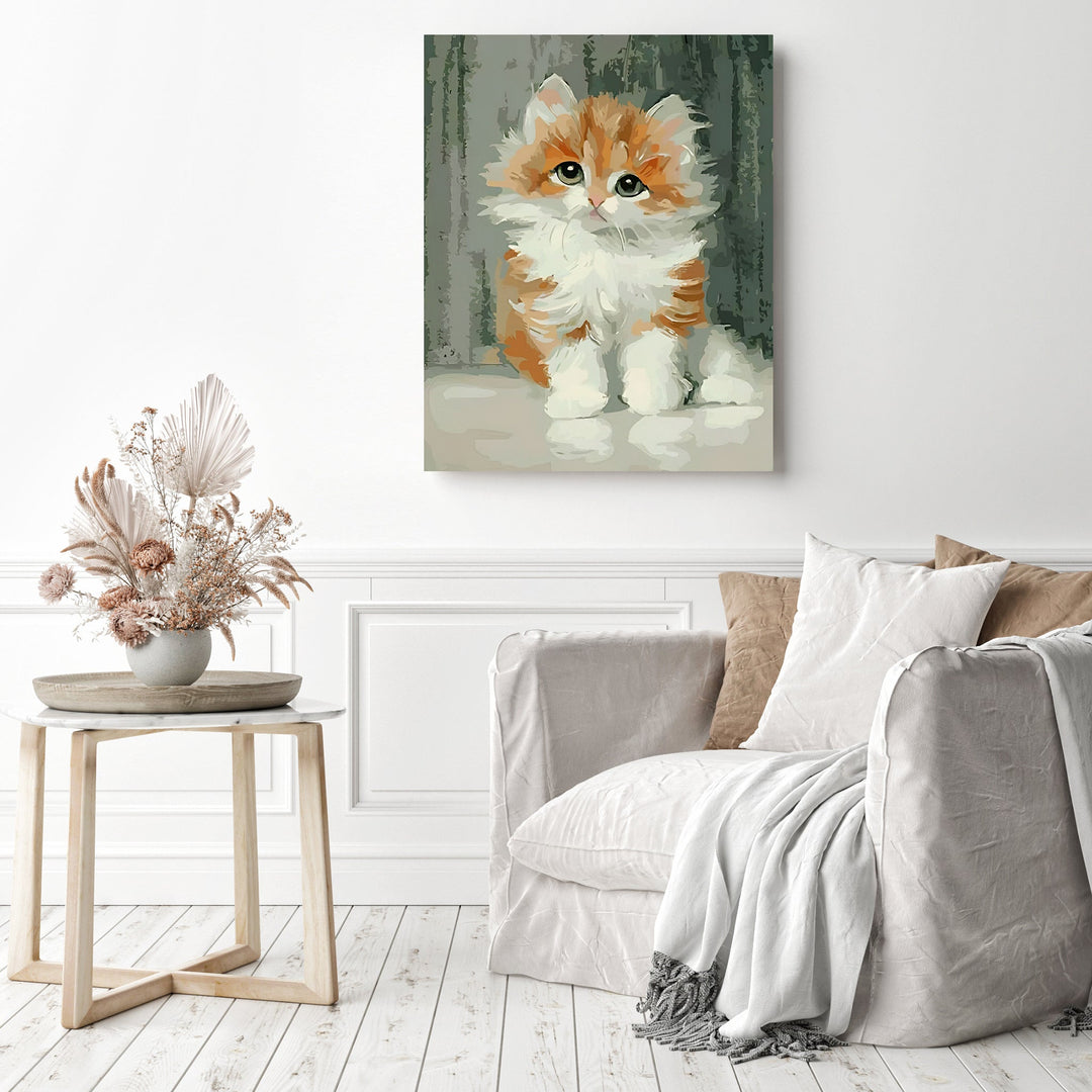 Adorable Sad Kitty | Diamond Painting