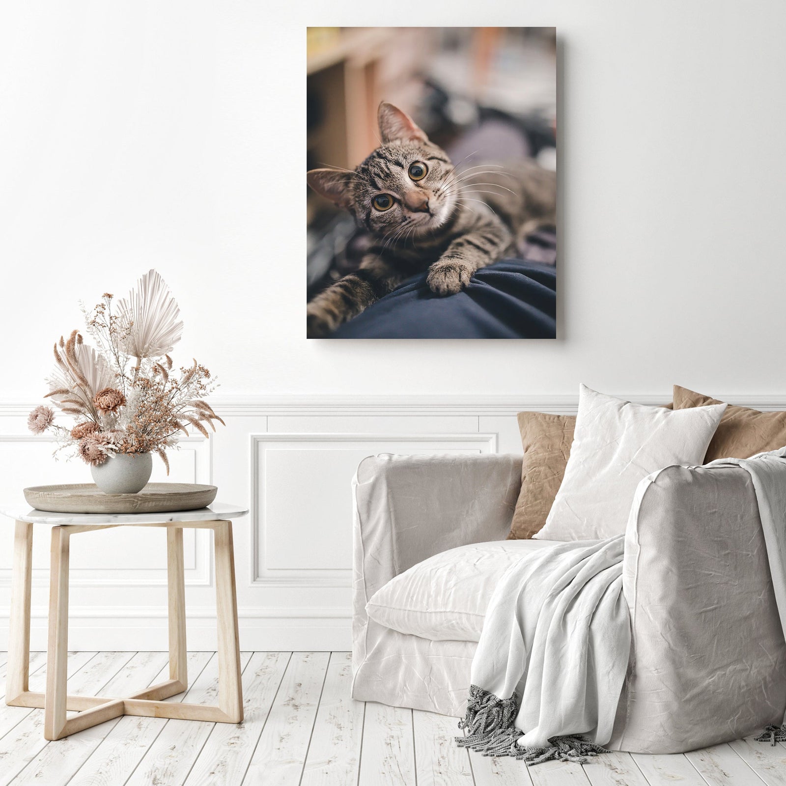 Cat | Diamond Painting Displayed as Home Decor