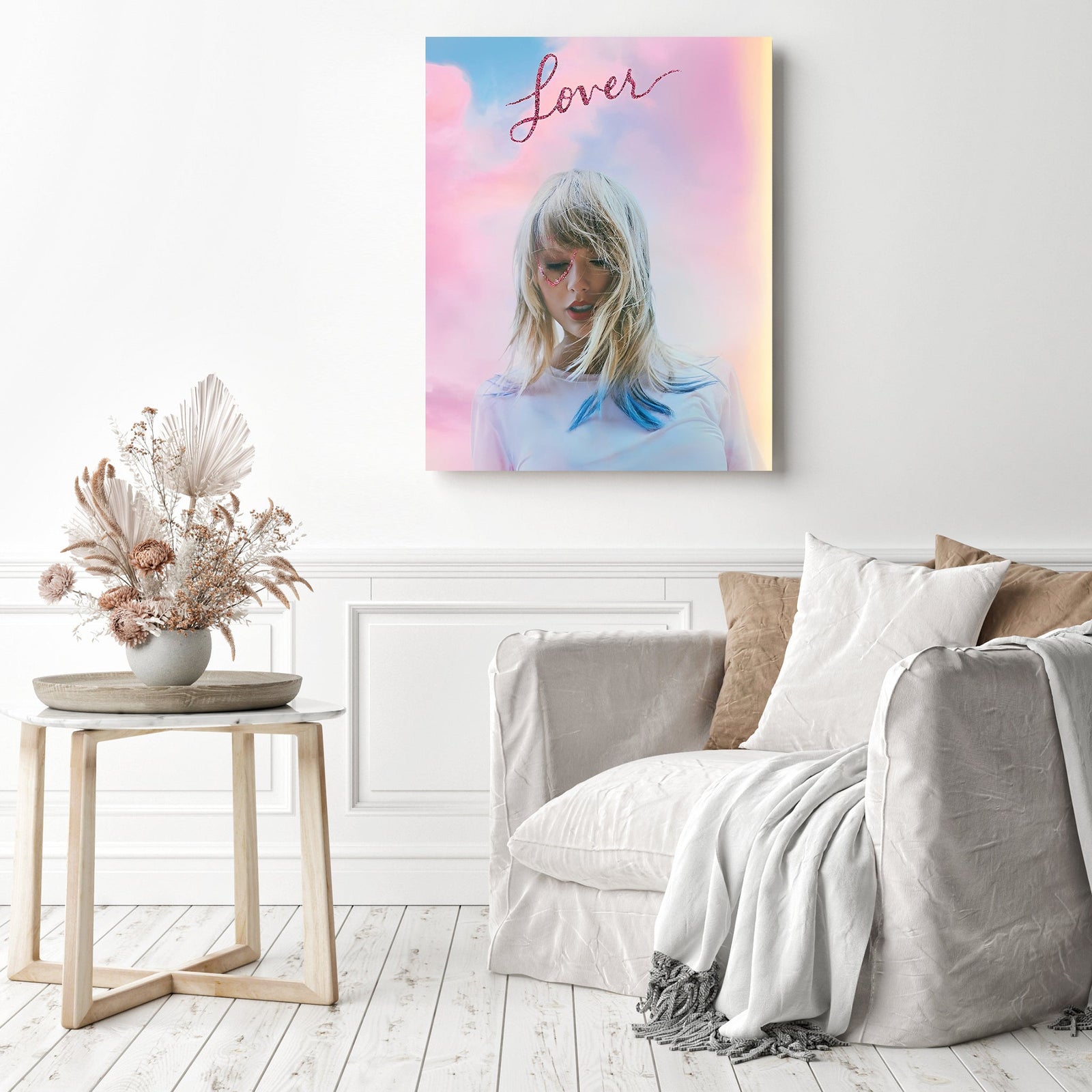 Taylor Swift | Diamond Painting Displayed as Home Decor