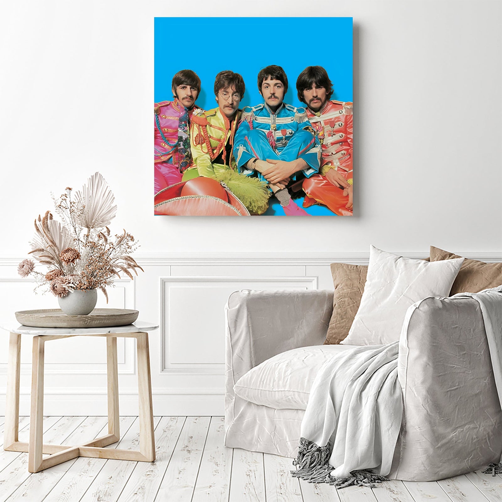 The-Beatles | Diamond Painting Displayed as Home Decor