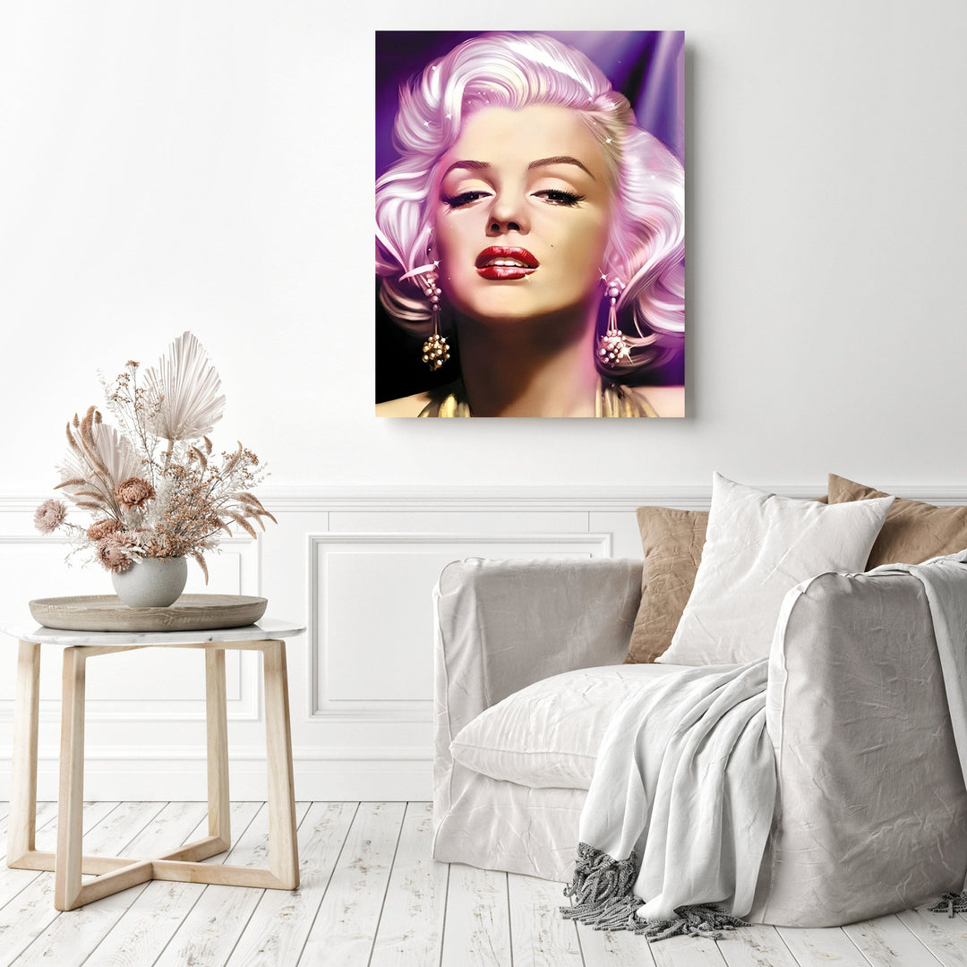 Marilyn Monroe Pink Hair | Diamond Painting