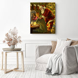 Waiting for Santa | Diamond Painting Displayed as Home Decor