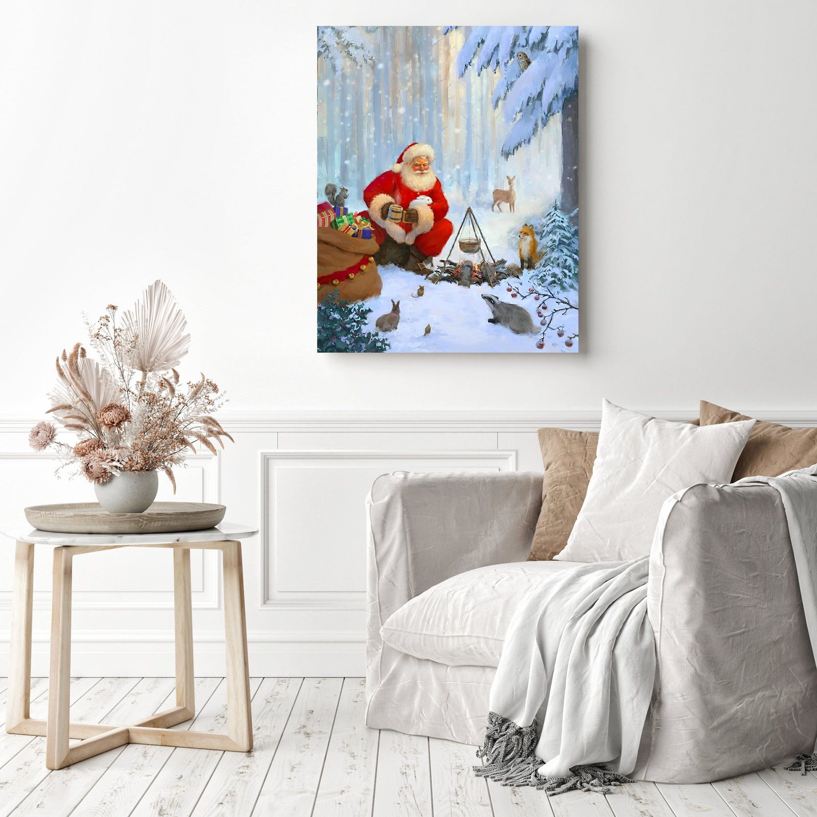 Christmas Stew | Diamond Painting Displayed as Home Decor