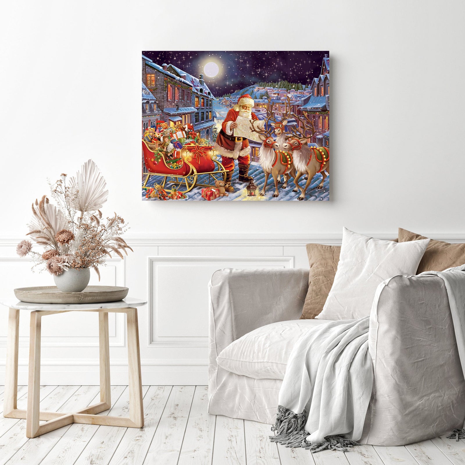 Christmas Gifts | Diamond Painting Displayed as Home Decor