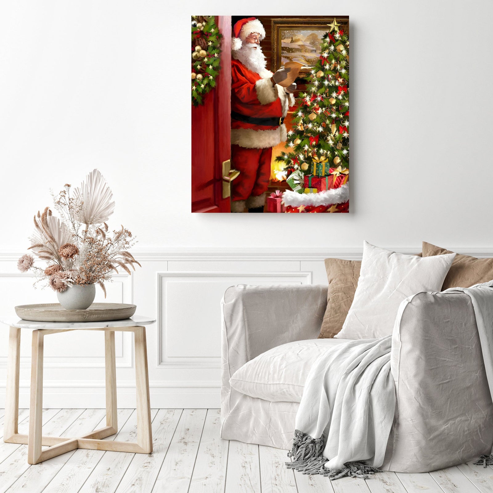 Christmas Gifting | Diamond Painting Displayed as Home Decor