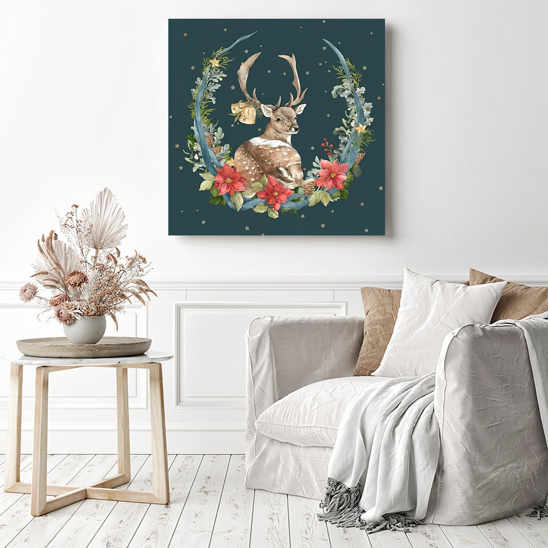 Christmas Deer | Diamond Painting
