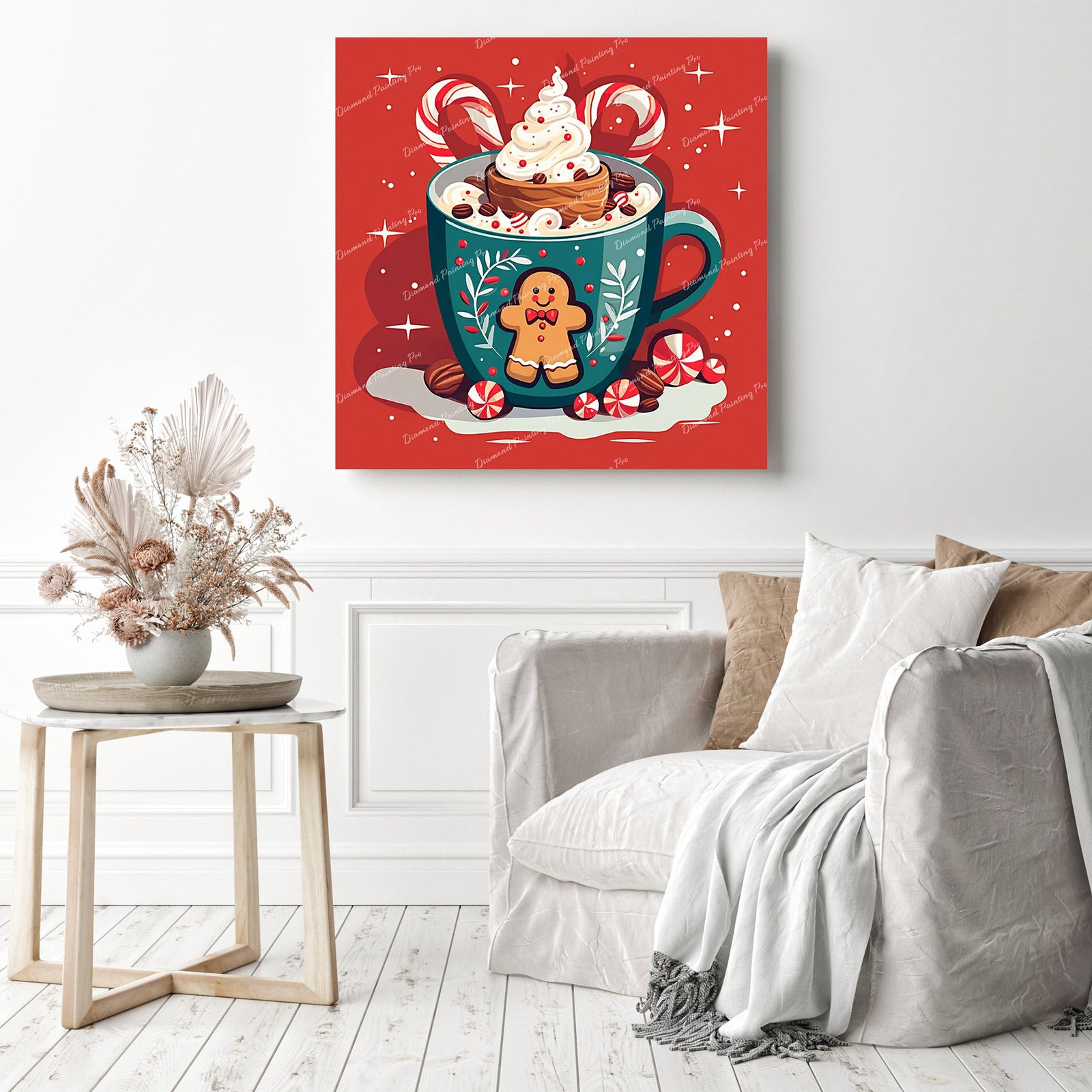 Sweet Treat | Diamond Painting Displayed as Home Decor