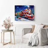 Get on Board | Diamond Painting Displayed as Home Decor