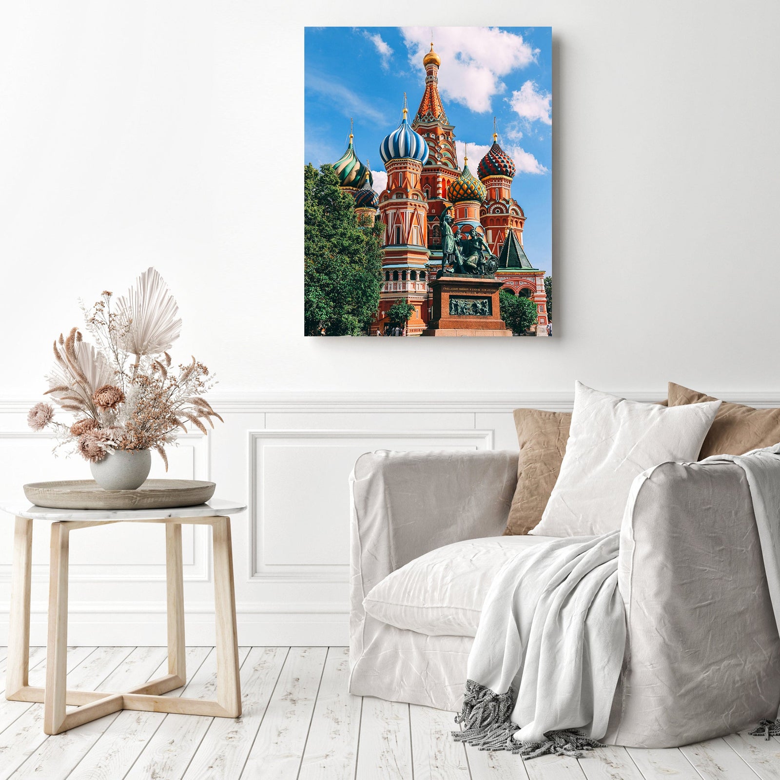 Moscow | Diamond Painting Displayed as Home Decor