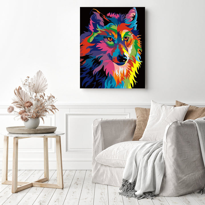 Abstract Wolf | Diamond Painting