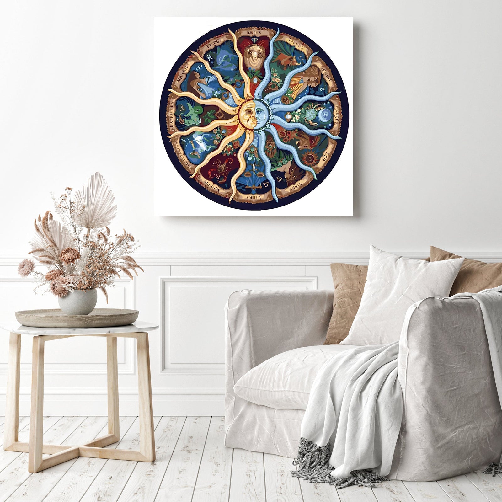 Constellation | Diamond Painting Displayed as Home Decor