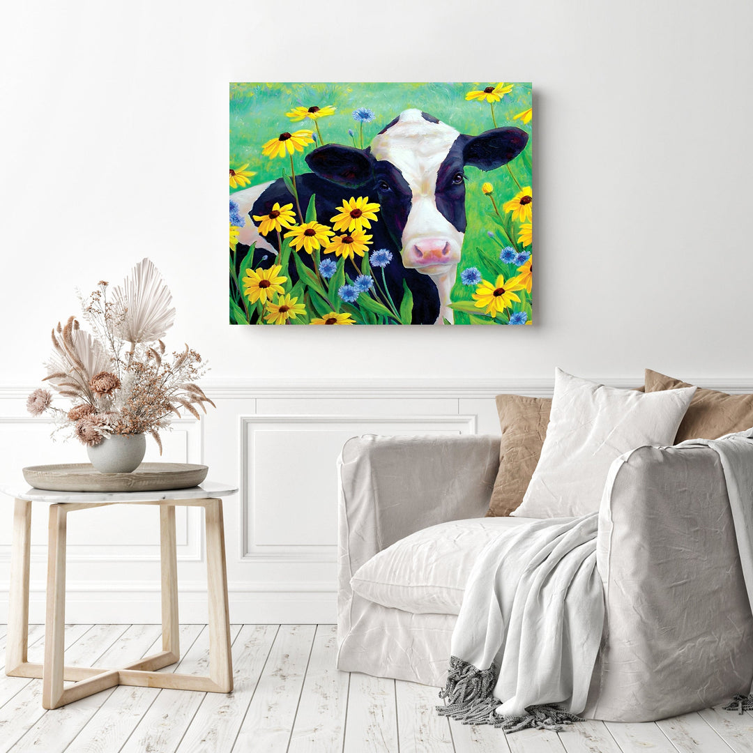 Cow Flower | Diamond Painting