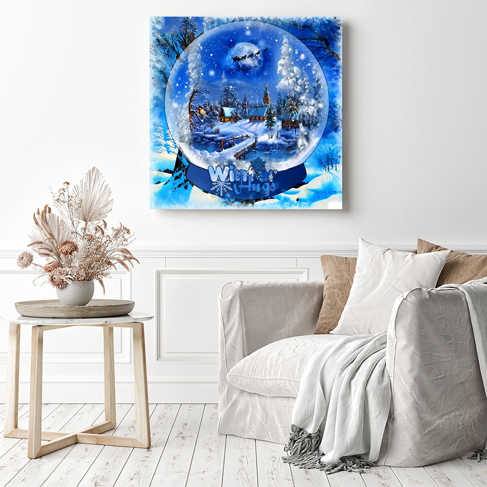 Crystal | Diamond Painting Displayed as Home Decor